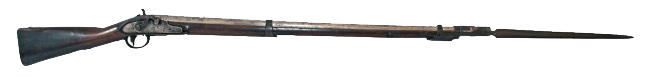 Civil War Musket with Bayonet